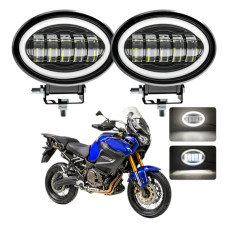 Комплект LED фар JR 50W-2 13.5см (с четкой СТГ, DRL, 2 шт.)