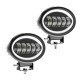 Комплект LED фар JR 50W-2 13.5см (с четкой СТГ, DRL, 2 шт.)