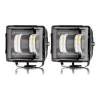 Комплект додаткових LED фар 20W (біло-жовті, 2 шт.)