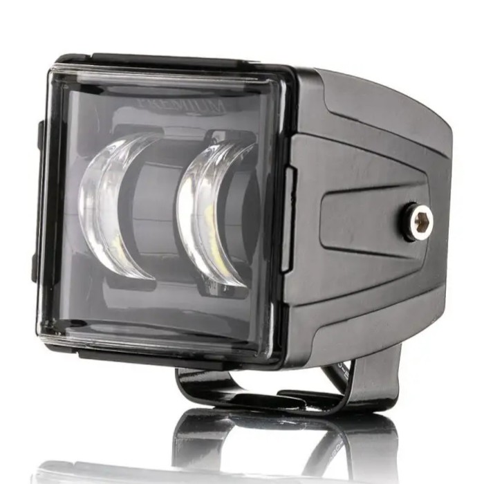 Комплект дополнительных LED фар 20W (бело-желтые, 2 шт.)