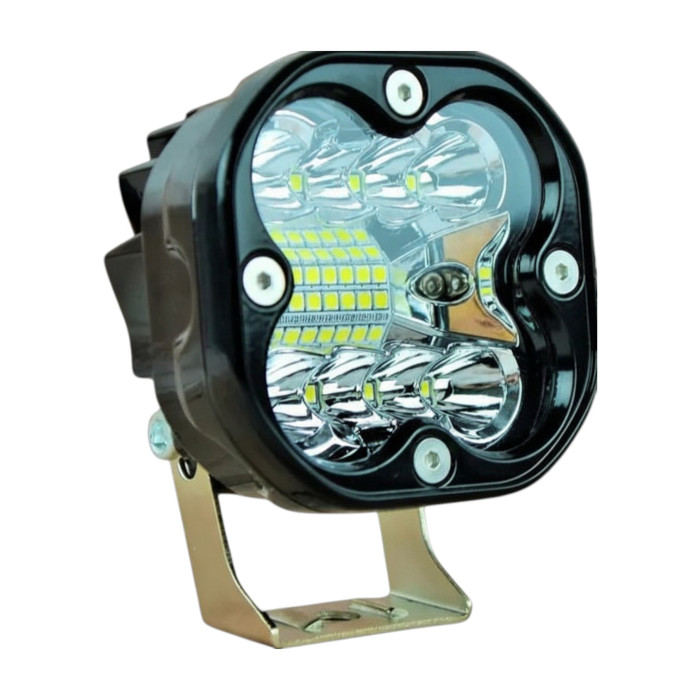 Комплект дополнительных LED фар JR-22SMD 45W 6000K (круглые, комбинированный луч, 2 шт.)