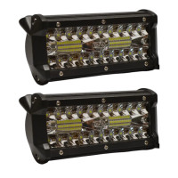 Комплект світлодіодних LED фар 120W 6000K (комбінований промінь, 2 шт.)