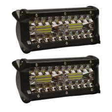 Комплект світлодіодних LED фар 120W 6000K (комбінований промінь, 2 шт.)