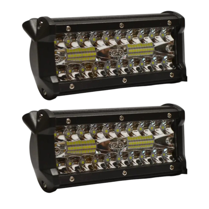 Комплект светодиодных LED фар 120W 6000K (комбинированный луч, 2 шт.)