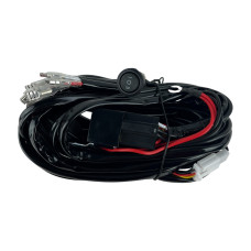 Комплект проводки для LED фар 2 режима Кнопка Реле 12V