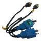 Комплект проводки живлення для біксенонових лінз H4 Hi/Low 24V з реле (роздільний)