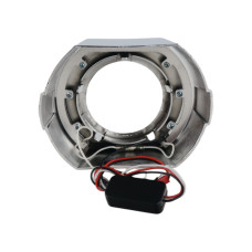 Маска лінзи EA Light X BMW Sport 3" підкова (хром з LED ангельськими очками, 1 шт.)