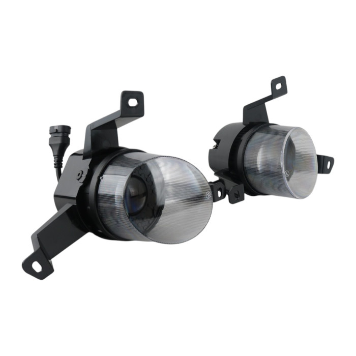 Протитуманні LED лінзи Chevrolet Aveo T250 2006-2011 64W з СТГ / протитуманні фари Шевроле Авео седан EA Light X (2 шт.)