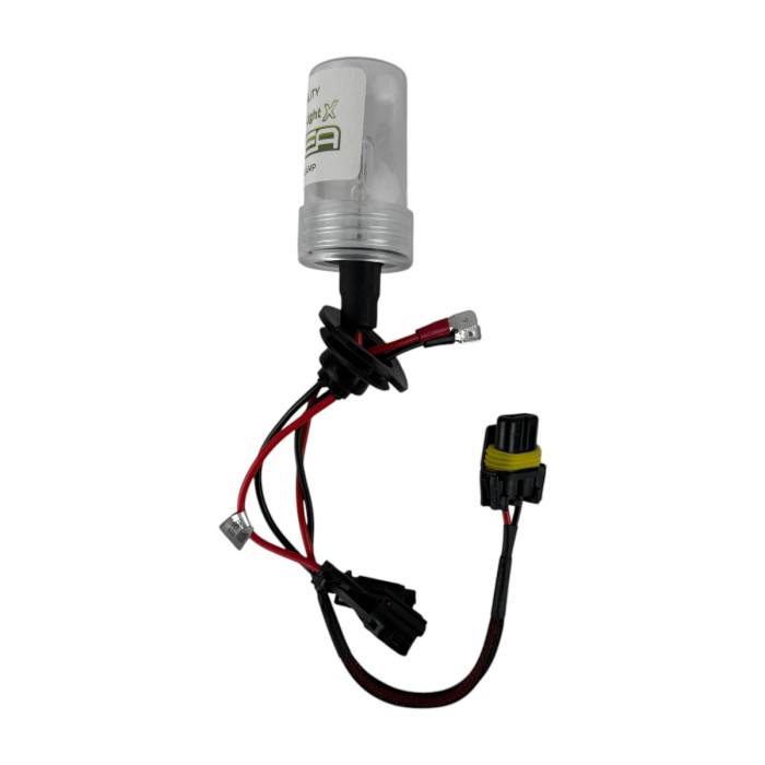 Комплект ксеноновых ламп H3 EA Light X 6000K 35W (2 шт.) в ПТФ металлическая база, холодный белый