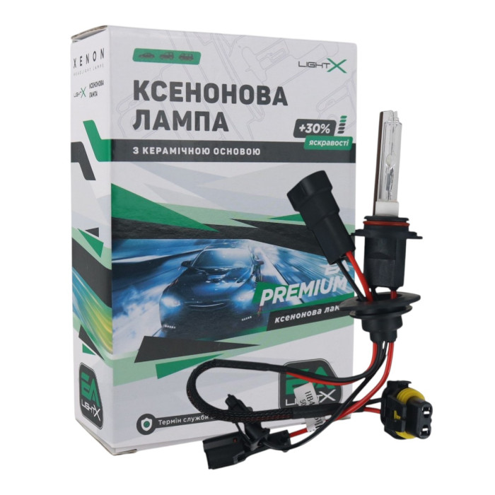 Ксенонова лампа HB4 EA Light X Premium +30% 5000K 35W Кераміка (1 шт.)