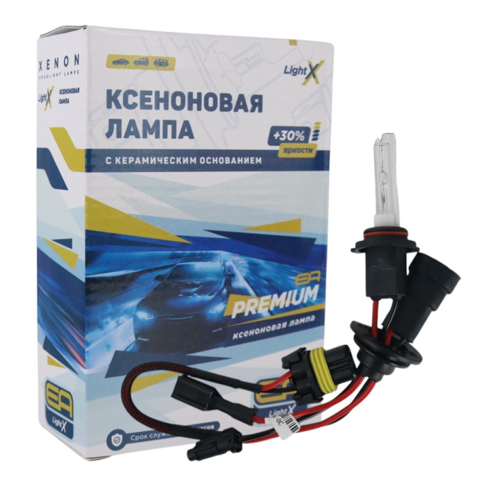 Ксенонова лампа HB4 EA Light X Premium +30% 6000K 35W Кераміка (1 шт.)