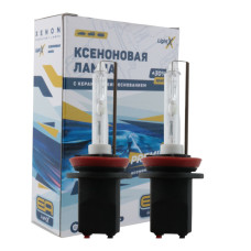 Лампа ксеноновая H11 EA Light X 6000K 12V 35W (PGJ19-2), 3600Lm, белый свет с голубым оттенком Лампа ксеноновая H11 EA Light X 6000K 12V 35W (PGJ19-2), 3600Lm, белый свет с голубым оттенком