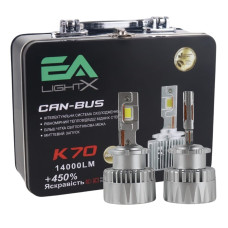 LED лампы BMW X3 (E83) до 2006 2003-2006 D2S K70 D серия EA Light X ближний и дальний свет (60W 14000Lm 6000K) / БМВ Х3 (комплект 2 шт.)