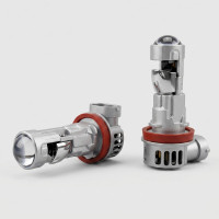 LED линзы H11 T08 EA Light X 5000К 6000Lm 2 шт (03658)
