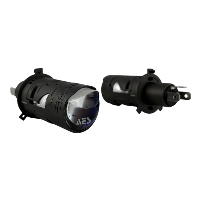 Світлодіодні LED лампи H4 EA Light X EG 001 50W/70W лінзовані бі-лед зі шторкою (комплект 2 шт.)