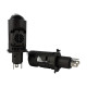 Світлодіодні LED лампи H4 EA Light X EG 001 50W/70W лінзовані бі-лед зі шторкою (комплект 2 шт.)