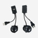 Світлодіодні LED лампи H4 EA Light X T89 70W/90W лінзовані бі-лед зі шторкою (комплект 2 шт.)