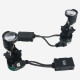 Світлодіодні LED лампи H4 EA Light X T89 70W/90W лінзовані бі-лед зі шторкою (комплект 2 шт.)