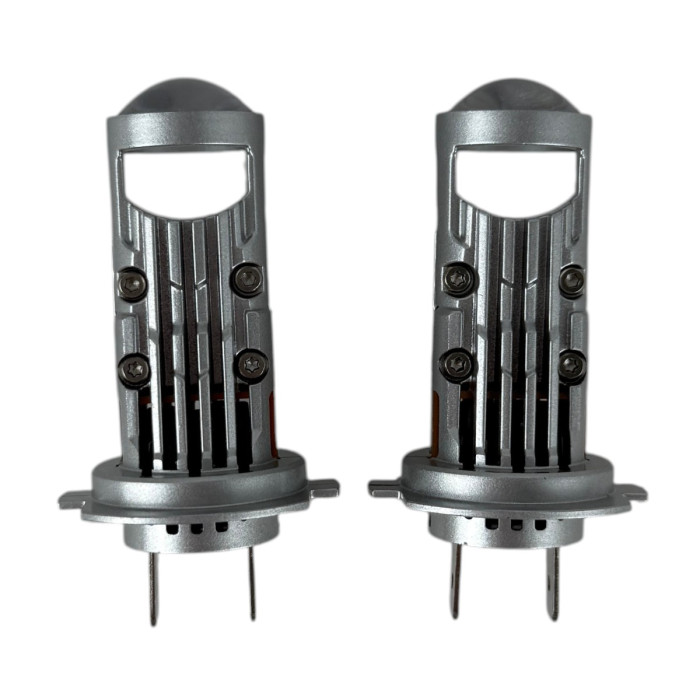 Світлодіодні LED лампи H7 EA Light X T08 40W 5500K 8000Lm 11V-18V лінзовані міні бі-лед (комплект 2 шт.)