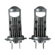 Світлодіодні LED лампи H7 EA Light X T08 40W 5500K 8000Lm 11V-18V лінзовані міні бі-лед (комплект 2 шт.)