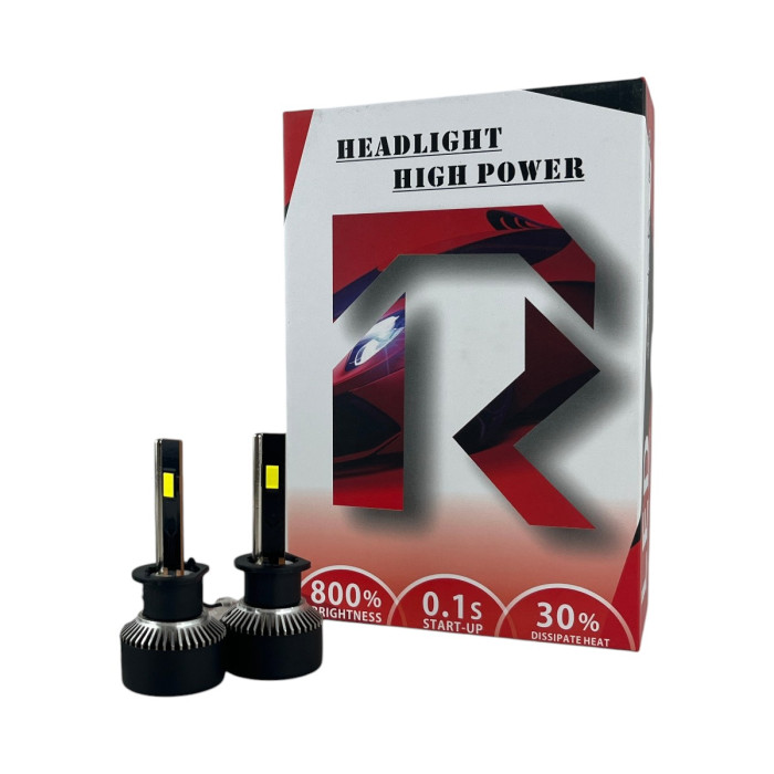 LED лампи H1 12000LM 45W під лінзу 5500K EA Light X (комплект 2 шт.)