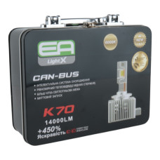 LED лампы D3S EA Light X K70 14000Lm 6000K 12-24V 2 шт