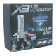 Світлодіодні лампи H3 EA Light X X3 6000Lm 6000K 12-24V 2 шт