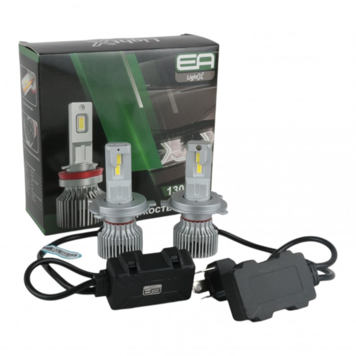 Світлодіодні лампи H4 EA Light X X12 13000Lm 5000K 12-24V 2 шт