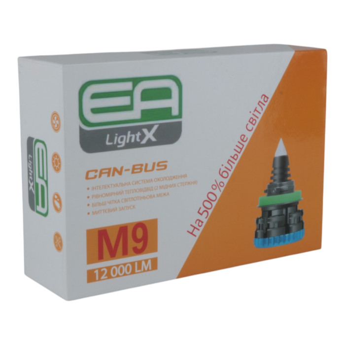 Світлодіодні лампи HB4 (9006) EA Light X M9 360° 12000Lm 5000K 12-24V 2 шт