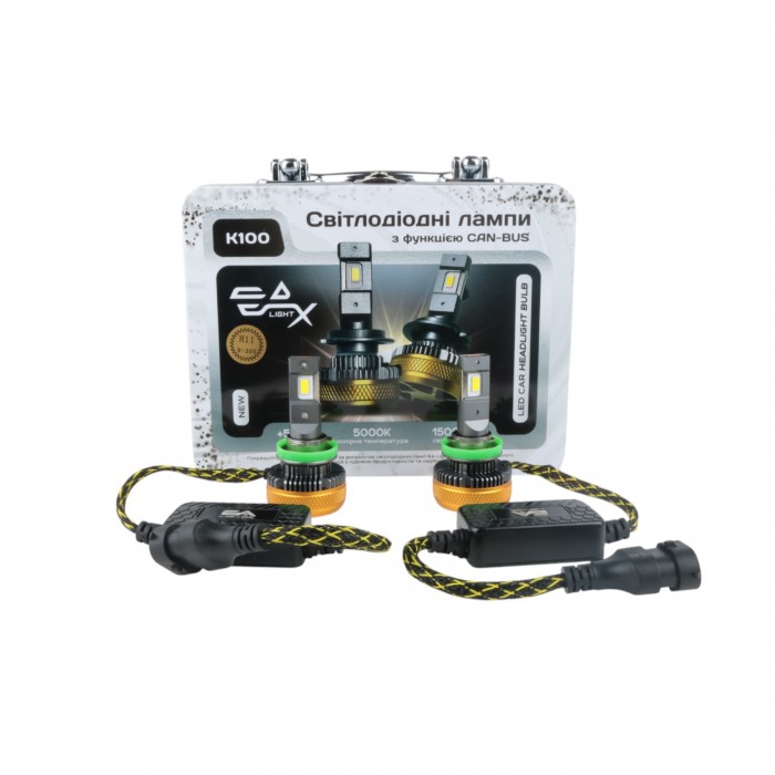 Светодиодные лампы H11 EA Light X K100 15000Lm 5000K 9-32V 2 шт