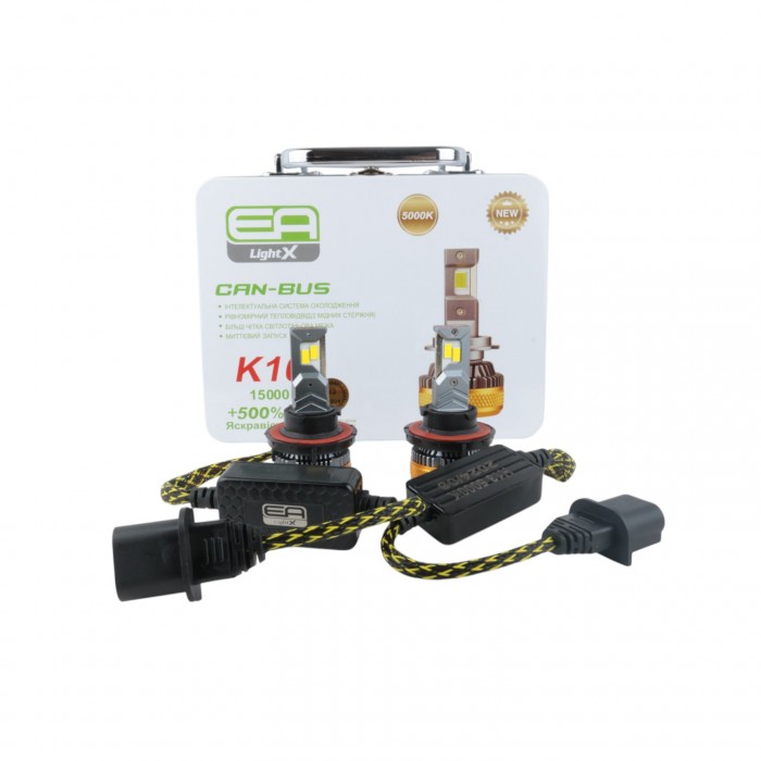 Светодиодные лампы H13 EA Light X K100 15000Lm 5000K 9-32V 2 шт