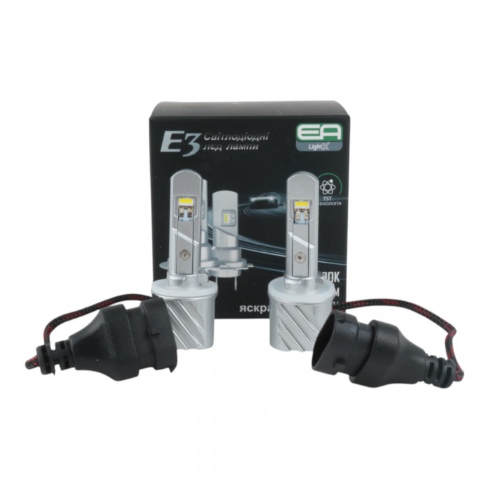 Светодиодные лампы H27 EA Light X E3 6000Lm 5000K 9-32V CSP 2 шт