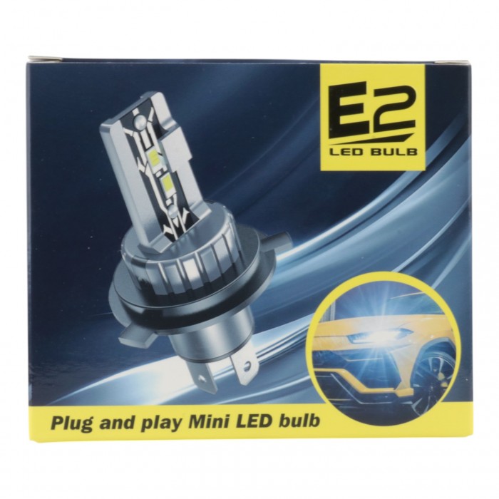 Светодиодные лампы H4 EA Light X E2 3600Lm 5000K 9-32V 2 шт