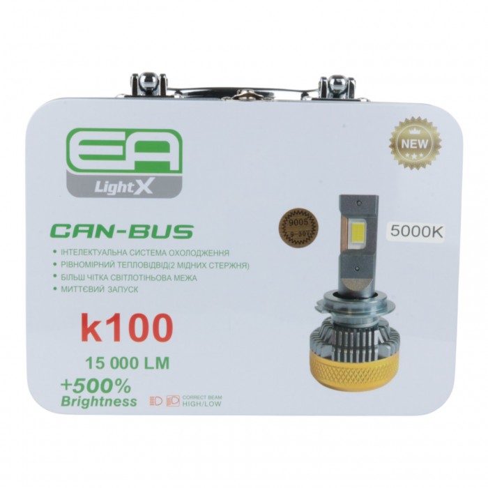 Светодиодные лампы HB4 EA Light X K100 15000Lm 5000K 9-32V 2 шт