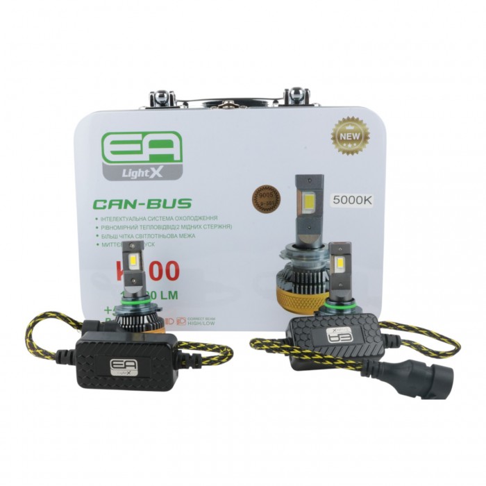 Светодиодные лампы HB4 EA Light X K100 15000Lm 5000K 9-32V 2 шт