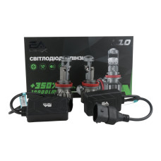 Светодиодные LED лампы H11 EA Light X L10 +350% 5500K 10000Lm 9V-16V линзованные мини би-лед кулер (комплект 2 шт.)