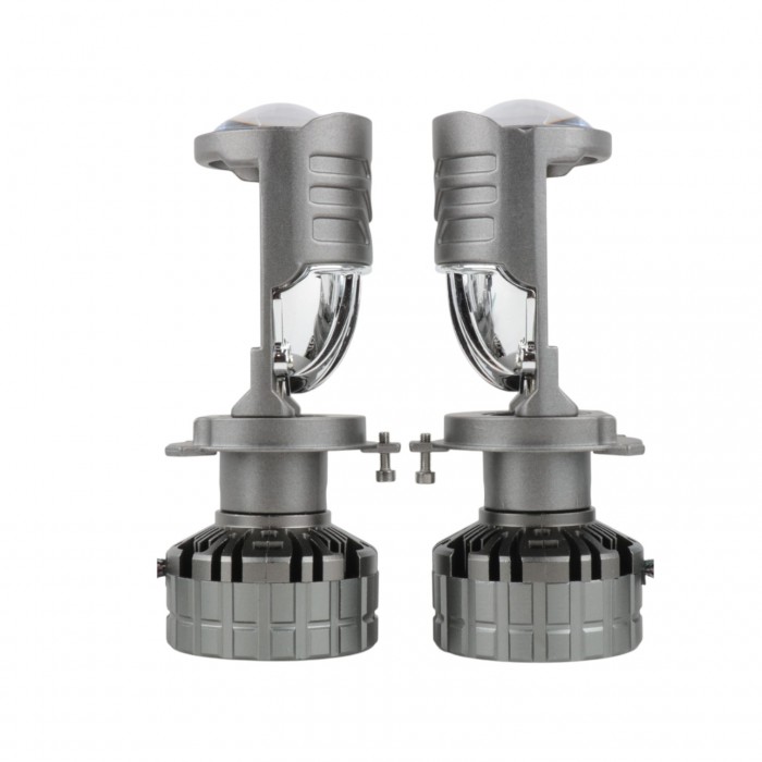 Светодиодные линзы H4 EA Light X L12 75W 10000Lm 6000K 9-36V 2 шт