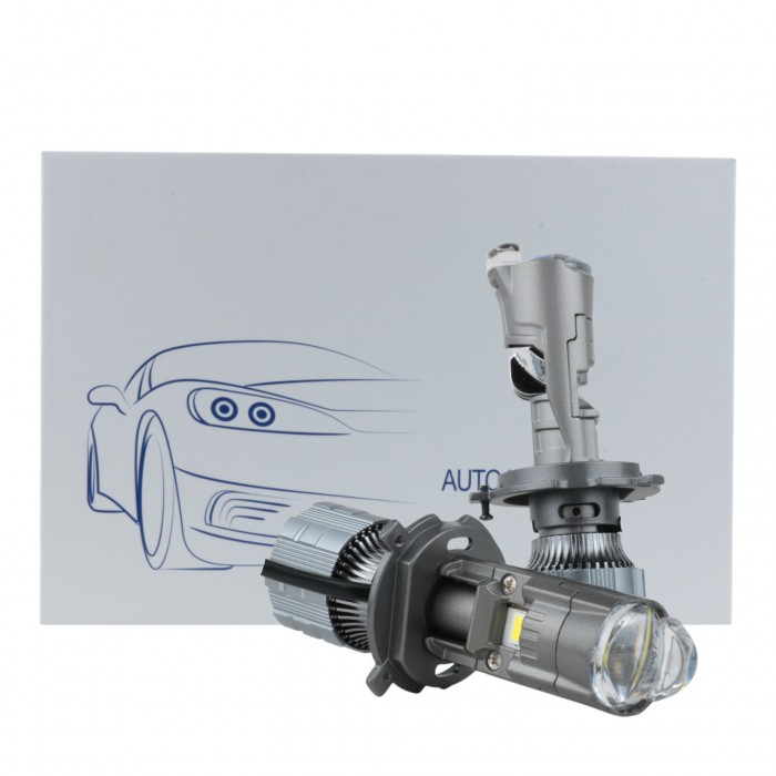 Светодиодные линзы H4 EA Light X ближний/дальний 6000Lm 5000K 12-24V 2 шт