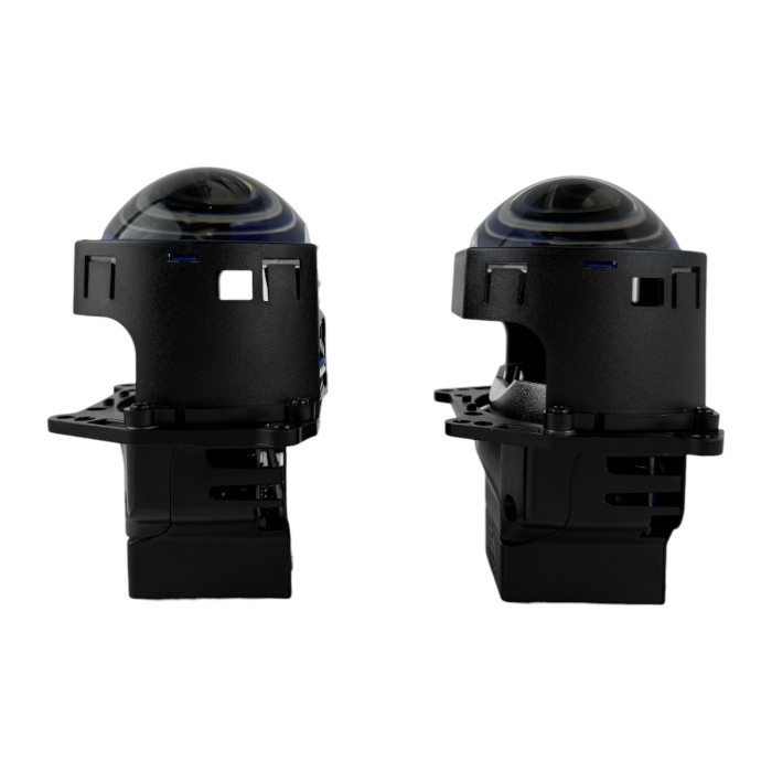 Bi-LED линзы 3.0" X12 EA Light X 60/70W 6000K Blue Lens, двойной рефлектор ближний/дальний свет (2 шт.) (03632)
