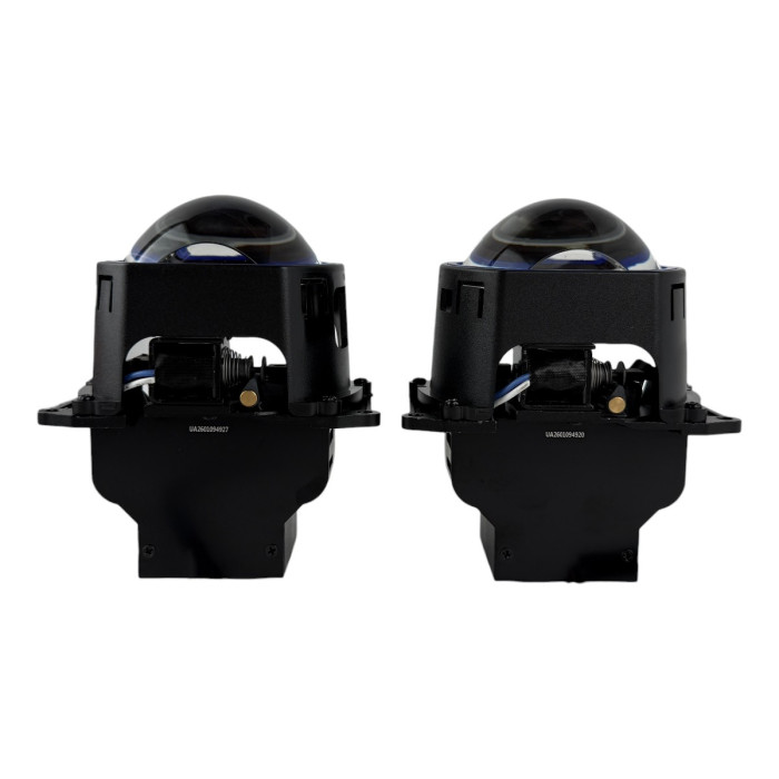 Bi-LED линзы 3.0" X12 EA Light X 60/70W 6000K Blue Lens, двойной рефлектор ближний/дальний свет (2 шт.) (03632)