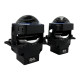 Bi-LED линзы 3.0" X12 EA Light X 60/70W 6000K Blue Lens, двойной рефлектор ближний/дальний свет (2 шт.) (03632)