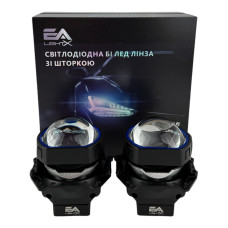 Бі-лед лінзи в фари EA Light X X12 3" Blue Lens 6000K (60W/70W) подвійний рефлектор