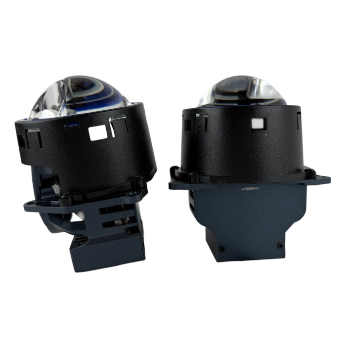 Bi-LED линзы 3.0" X13 EA Light X 55/95W 6000K Blue Lens, двойной рефлектор ближний/дальний свет (2 шт.) (03633)