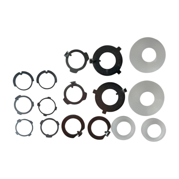 Bi-LED линзы 2.5" X7 EA Light X 58/68W 6000K двойной рефлектор ближний/дальний свет (2 шт.) (03627)