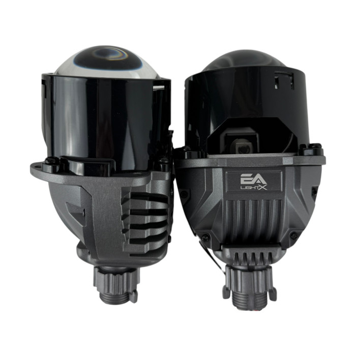 Bi-LED линзы 2.5" X7 EA Light X 58/68W 6000K двойной рефлектор ближний/дальний свет (2 шт.) (03627)