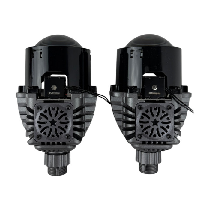 Bi-LED линзы 2.5" X7 EA Light X 58/68W 6000K двойной рефлектор ближний/дальний свет (2 шт.) (03627)