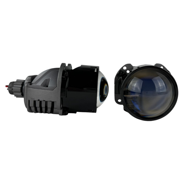 Bi-LED линзы 2.5" X7 EA Light X 58/68W 6000K двойной рефлектор ближний/дальний свет (2 шт.) (03627)