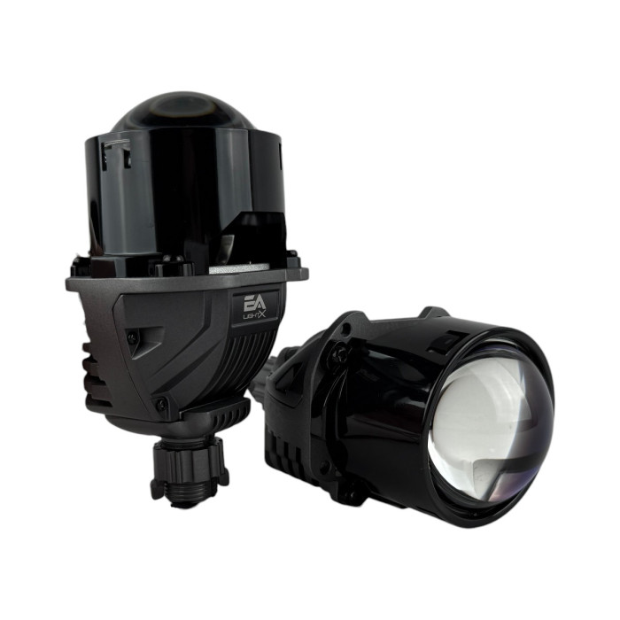 Bi-LED линзы 2.5" X7 EA Light X 58/68W 6000K двойной рефлектор ближний/дальний свет (2 шт.) (03627)