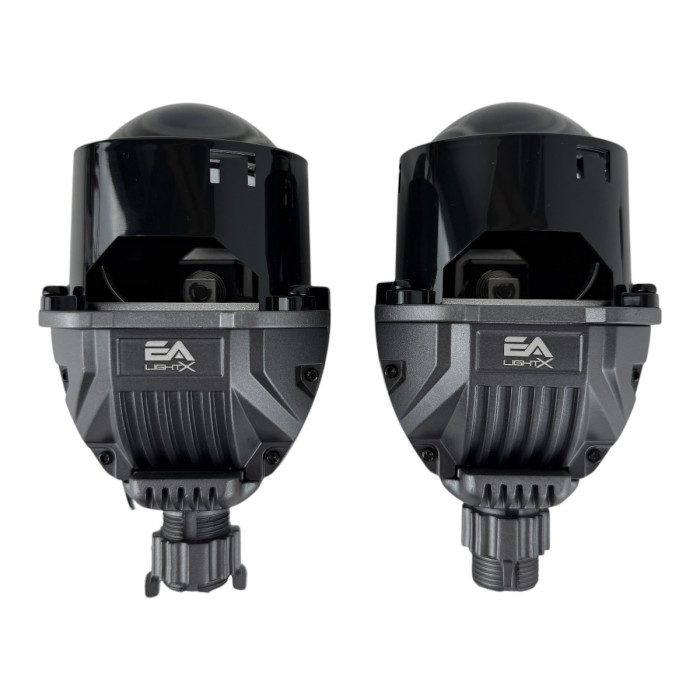 Bi-LED линзы 2.5" X7 EA Light X 58/68W 6000K двойной рефлектор ближний/дальний свет (2 шт.) (03627)