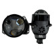 Bi-LED линзы 3.0" X9 EA Light X 55/95W 6000K двойной рефлектор ближний/дальний свет (2 шт.) (03629)